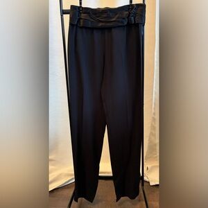 Black Louis Vuitton tuxedo pant